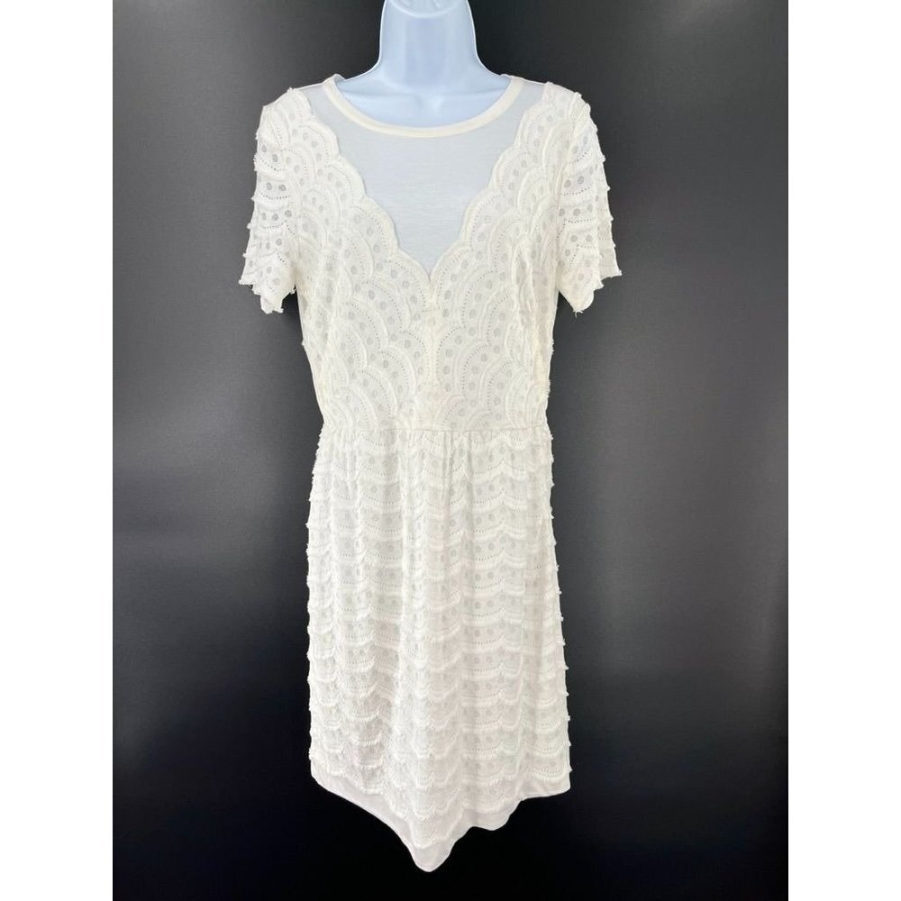 Marc By Marc Jacobs Cream Lace Mini Dress